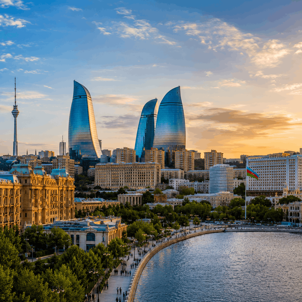 Azerbaycan: Bakü Şehir Turu